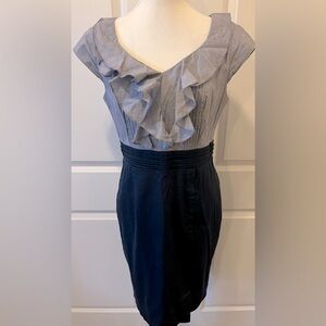 KAY UNGER NEW YORK WOMENS AHORT SLEEVE DRESS SIZE 8.